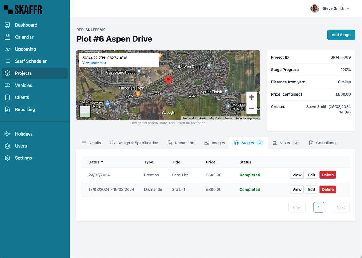 Construction Scaffold Manager - Safety Compliance Software